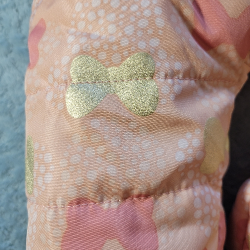 NEW Disney Minnie Mouse Fleece Snowsuit with Ears 3-6 months-NWT - Picture 13 of 16